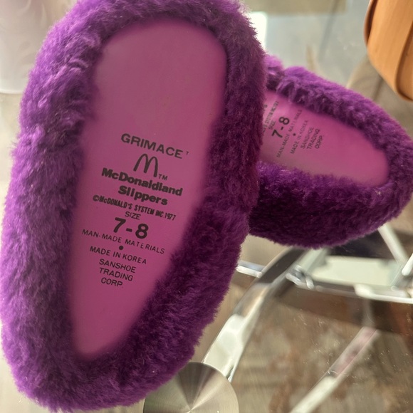 1977 Grimace McDonald's Slippers 🟣 - Picture 2 of 2